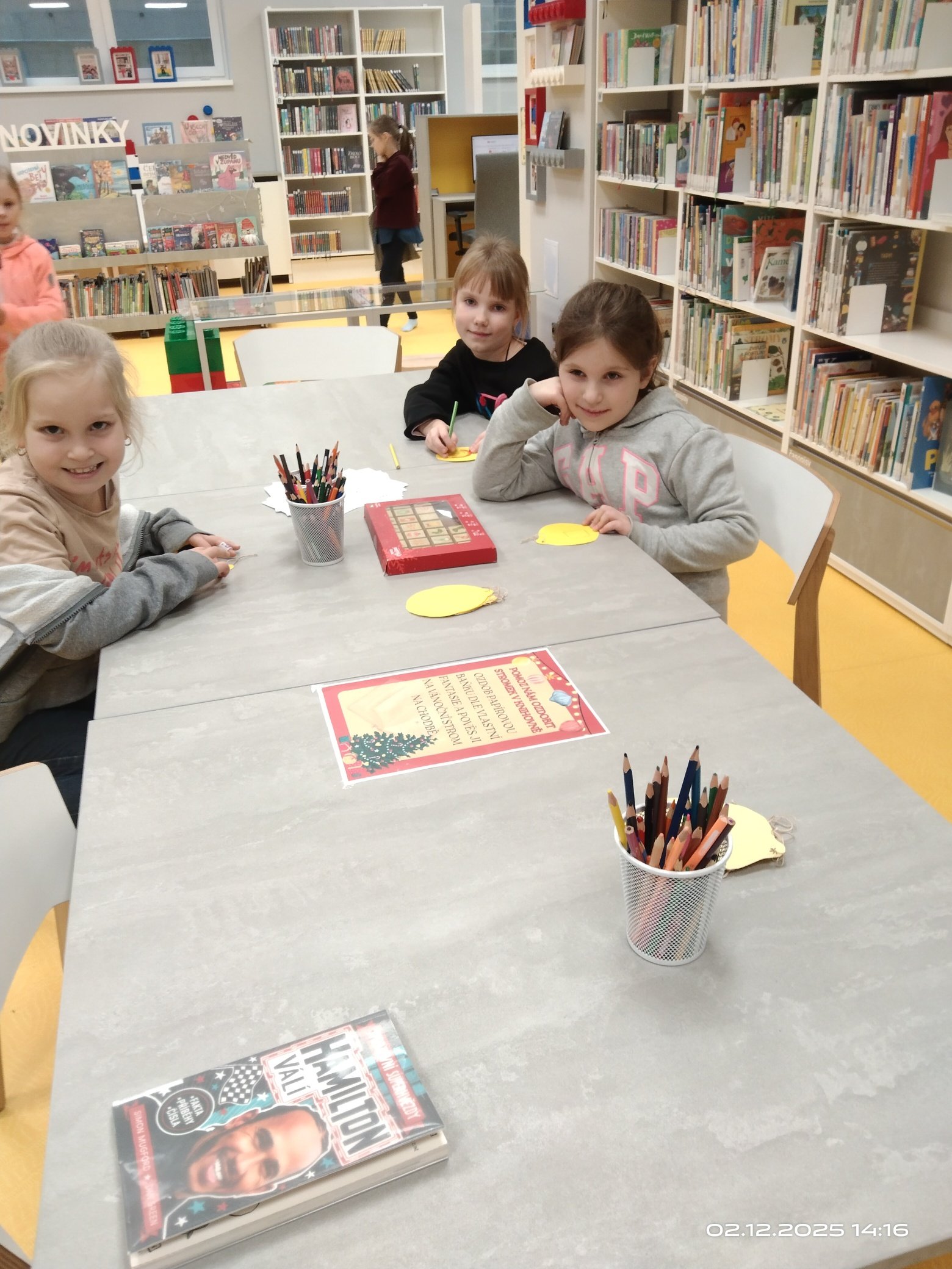 ŠD - Mikulášský program v dětském oddělení knihovny