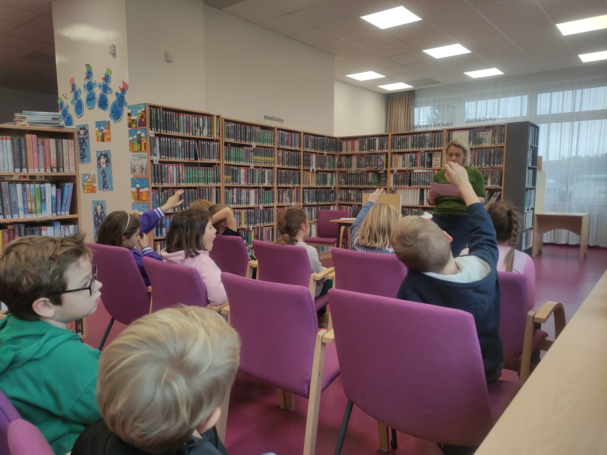 ŠD - Vánoční program v knihovně 2. a 6. oddělení 