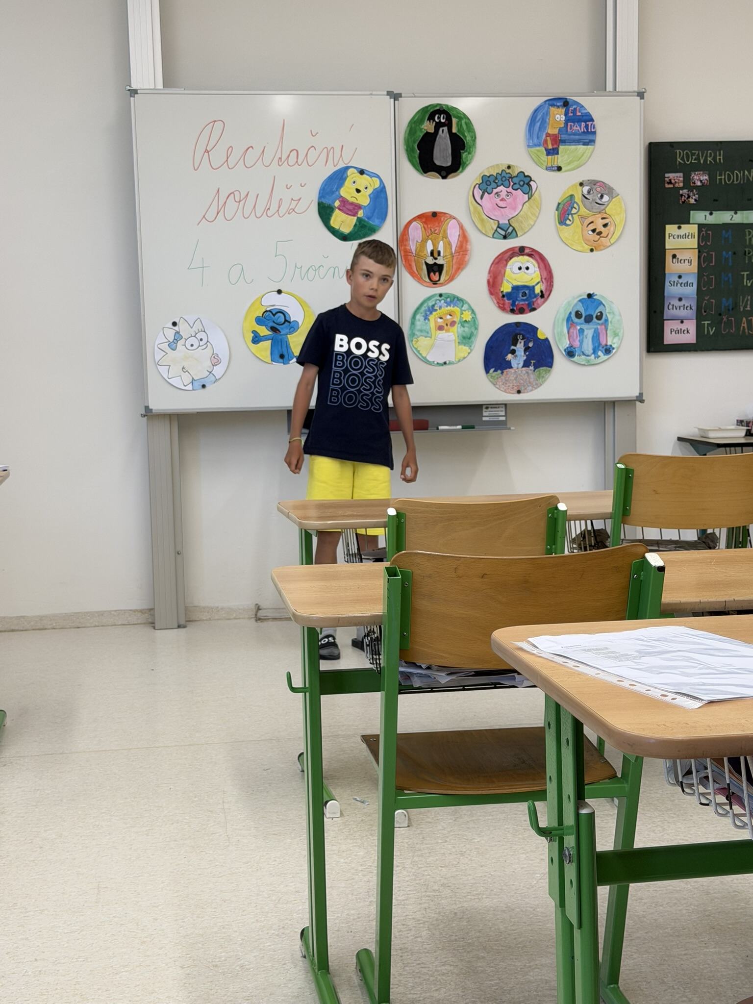 Školní kolo recitační soutěže žáků 4. a 5. tříd