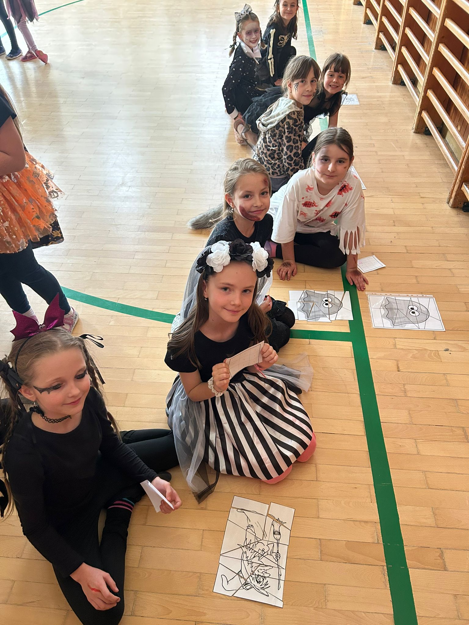 ŠD - Halloweenský rej ve školní tělocvičně