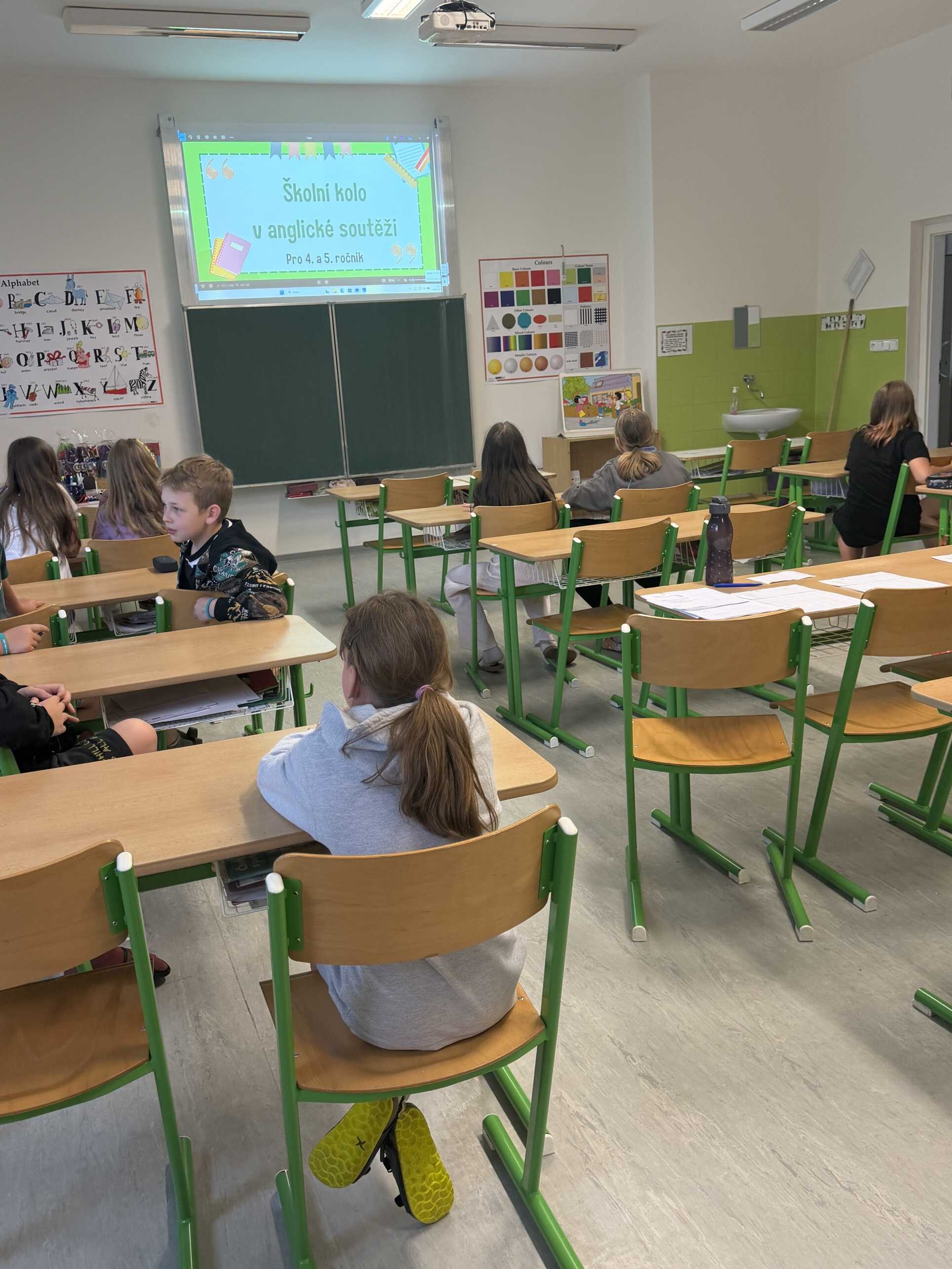 Soutěž žáků 4. a 5. tříd v anglickém jazyce