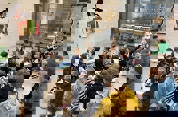 Návštěva 1. C v muzeu: Svět Františka Bartoše