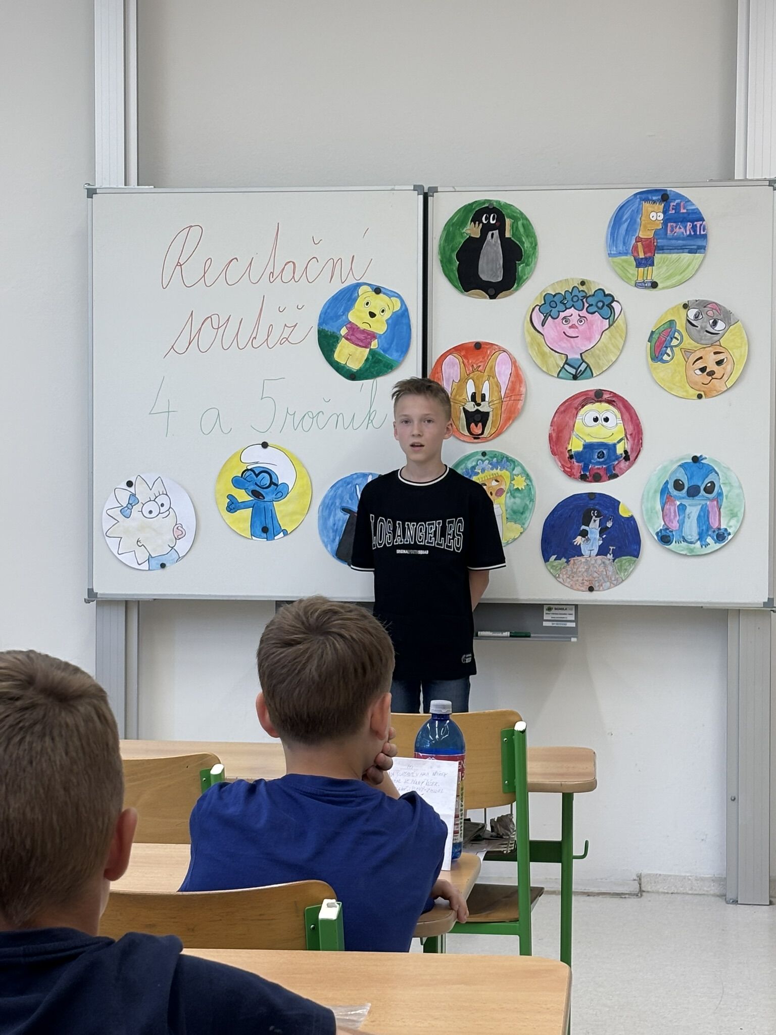 Školní kolo recitační soutěže žáků 4. a 5. tříd