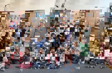 Martin na bílém koni