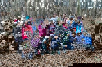 ŠD - Vycházka do lesa 5. a 6. oddělení 