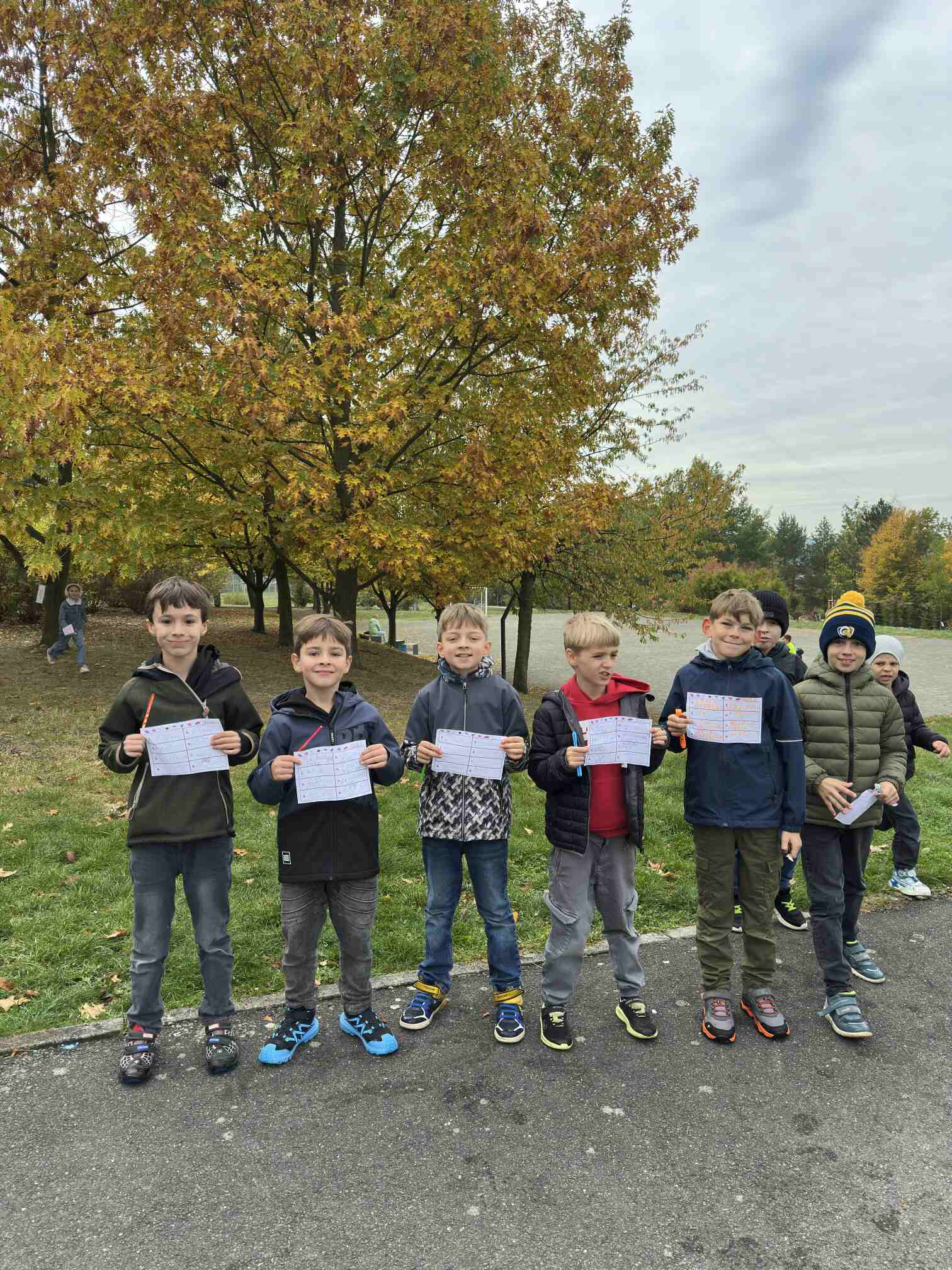 Podzimní učení venku 