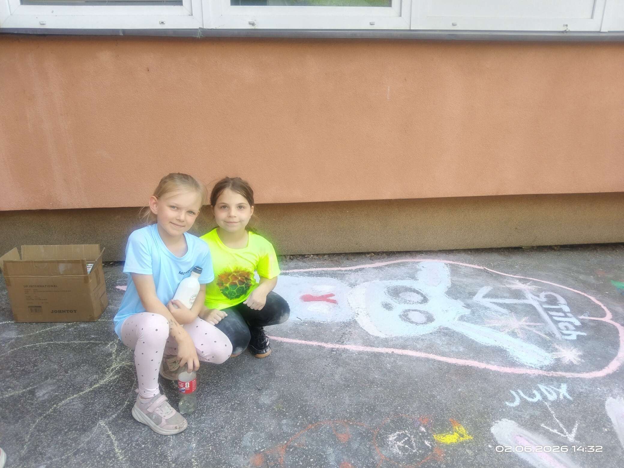 Malování na chodník - ŠD